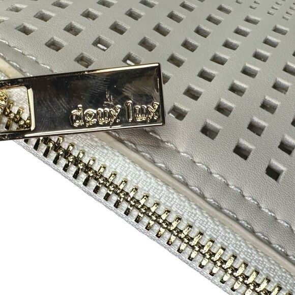 Deux Lux Aquarius Pouch - Ecru - 12” x 9” - Picture 2 of 5